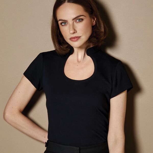Kustom Kit Ladies Keyhole Neck Corporate Top Thumbnail
