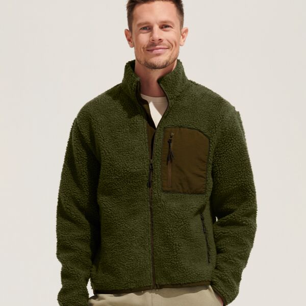 SOL'S Unisex Fury Sherpa Jacket Thumbnail