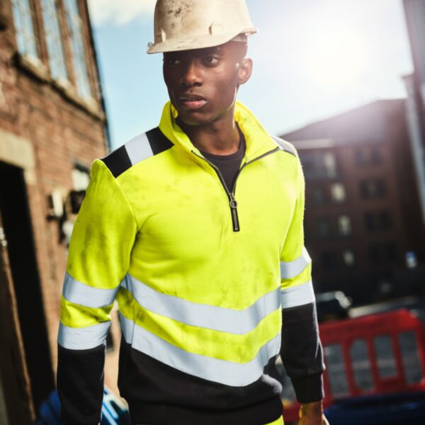 Regatta High Visibility Pro 1/4 Zip Sweatshirt Thumbnail